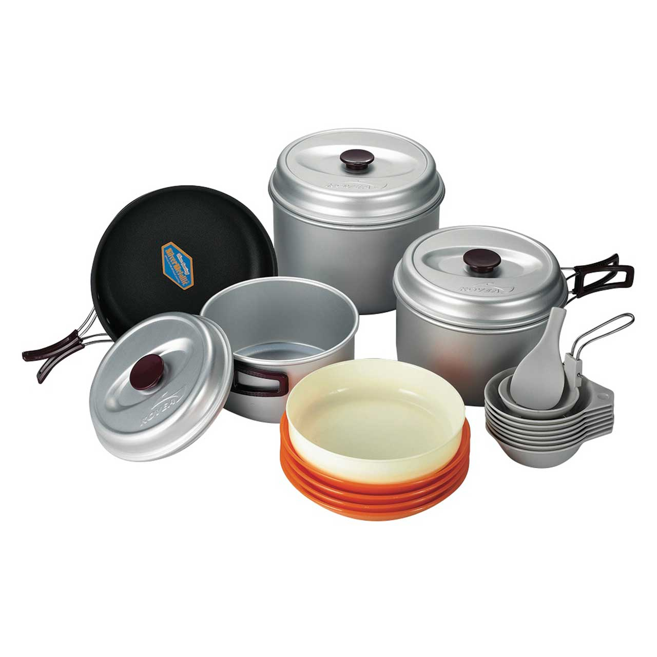 مجموعه ظروف سفری کووآ مدل Silver 7-8