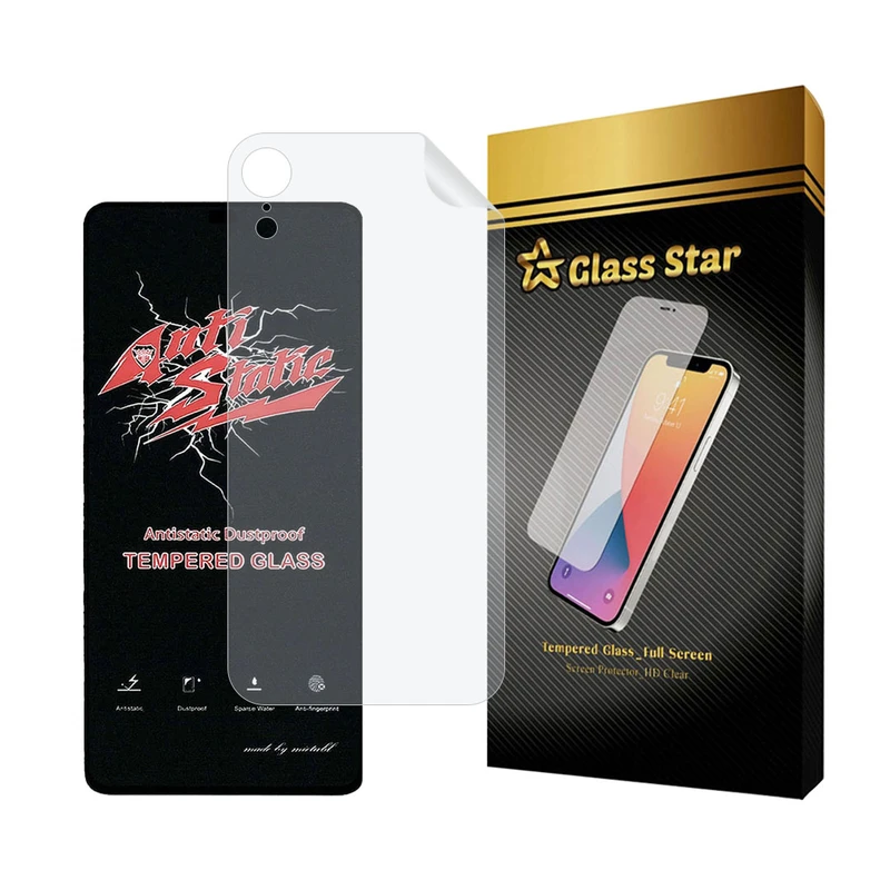 محافظ صفحه نمایش گلس استار مدل ANTNABKGS مناسب برای گوشی موبایل اپل iPhone XR به همراه محافظ پشت گوشی