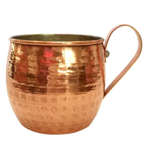 لیوان مسی طرح خمره ای کد 3