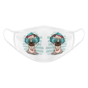  ماسک تزیینی بچگانه طرح سگ موزیک کد 617015