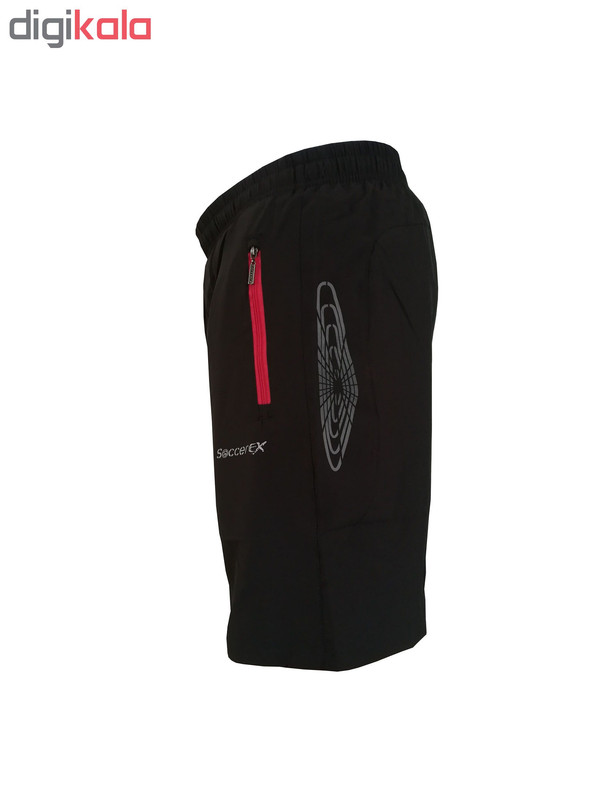 شورت ورزشی مردانه ساکریکس مدل MS234-BLK.RED