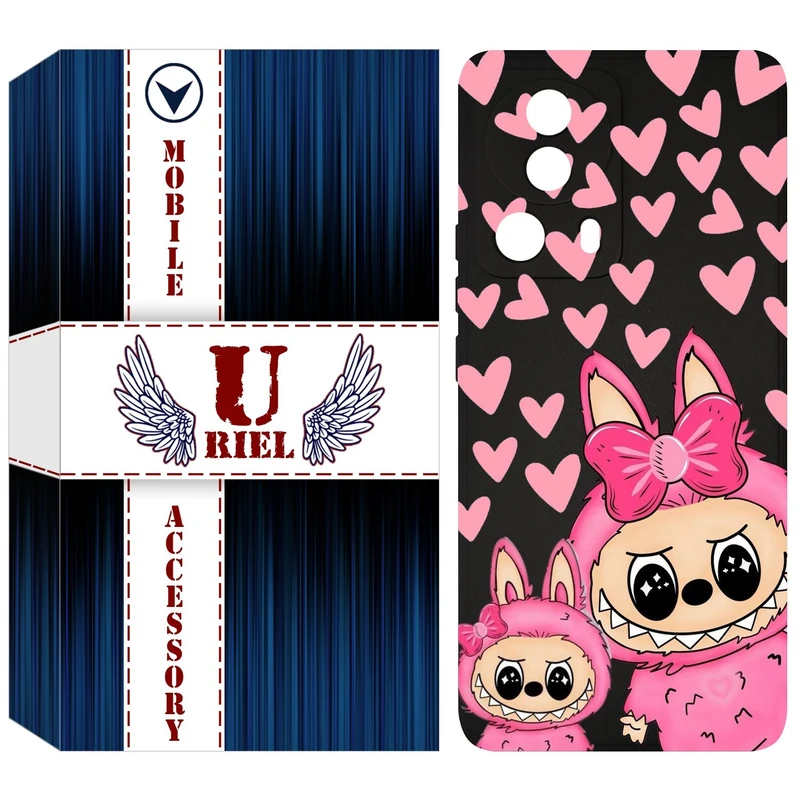 کاور یوریل مدل KSH کد 105 طرح عروسک لبوبو مناسب برای گوشی موبایل شیائومی 13 Lite