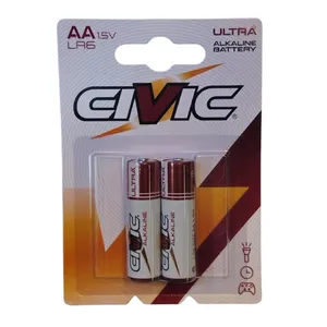 باتری قلمی سیویک مدل ULTRA-ALKALINE بسته ۲ عددی