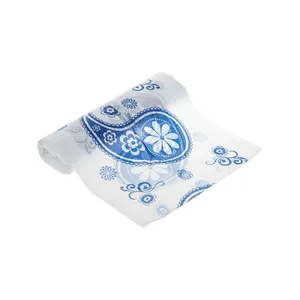 سفره یکبار مصرف طرح گل رول 10 متری