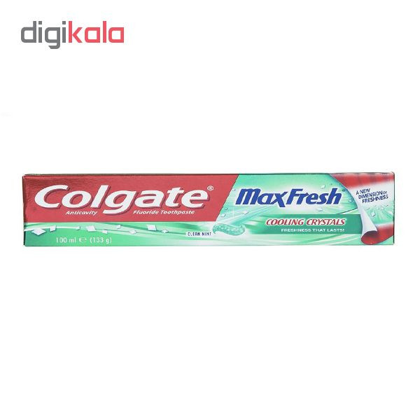 خمیر دندان کلگیت مدل Max Fresh Green حجم 100 میلی لیتر خمیر دندان کلگیت مدل Max Fresh Green حجم 100 میلی لیتر