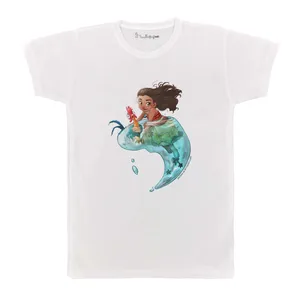 تی شرت بچگانه پرمانه طرح moana کد pmt.2606