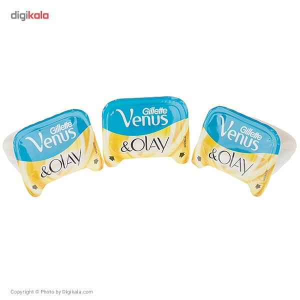 تیغ یدک ژیلت مدل Venus And Olay بسته 3 عددی