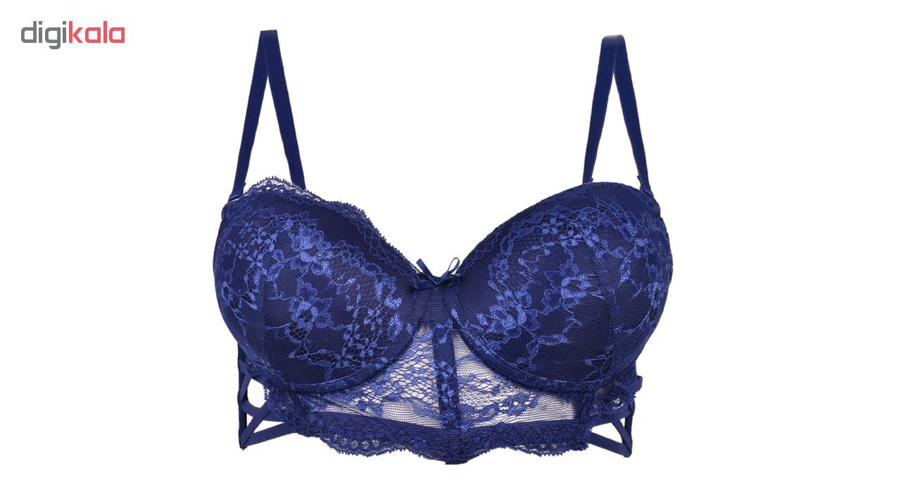 ست شورت و سوتین آنیل مدل 4727 سرمه ای -  - 2