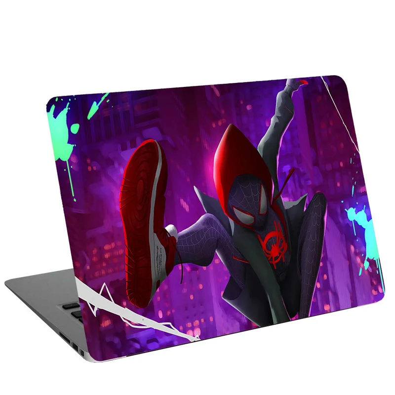 استیکر لپ تاپ مدل miles spider man G-2010 مناسب برای لپ تاپ 15.6 اینچ