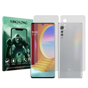 King Kong Tough model matte screen protector suitable for LG Velvet mobile phone along with the back protector 