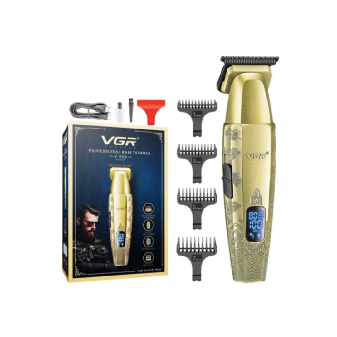 ماشین اصلاح موی سر و صورت شارژی وی جی ار مدل V-265 ماشین اصلاح موی سر و صورت شارژی وی جی ار مدل V-265