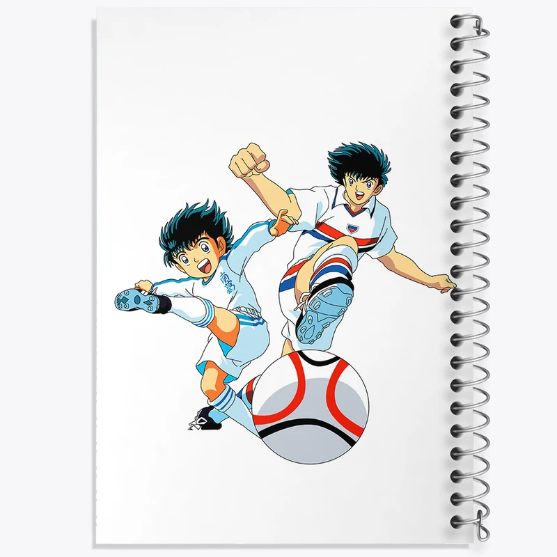 دفتر شطرنجی 50 برگ خندالو مدل سوباسا فوتبالیست ها کد 37065