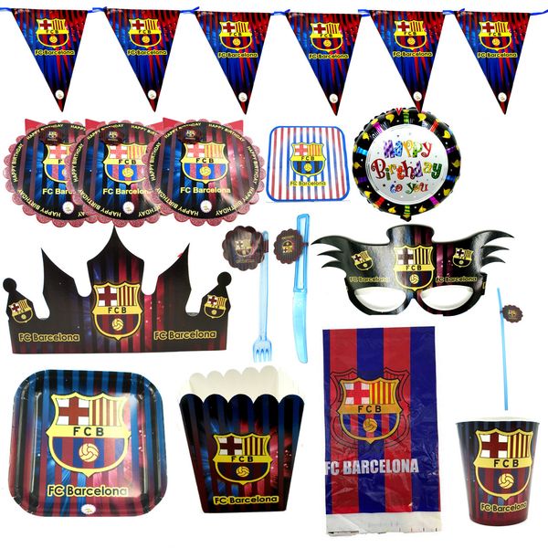 مشخصات قیمت و خرید پک تم تولد مدل Barcelona به همراه بادکنک فویلی دیجی کالا