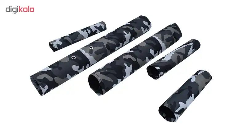 کاور تنه دوچرخه مدل پلنگی مجموعه 5 عددی