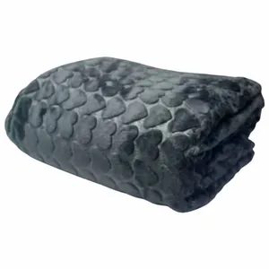 پتو مسافرتی یک نفره مدل قلبی کد ti1 سایز 220x150 سانتی‌متر