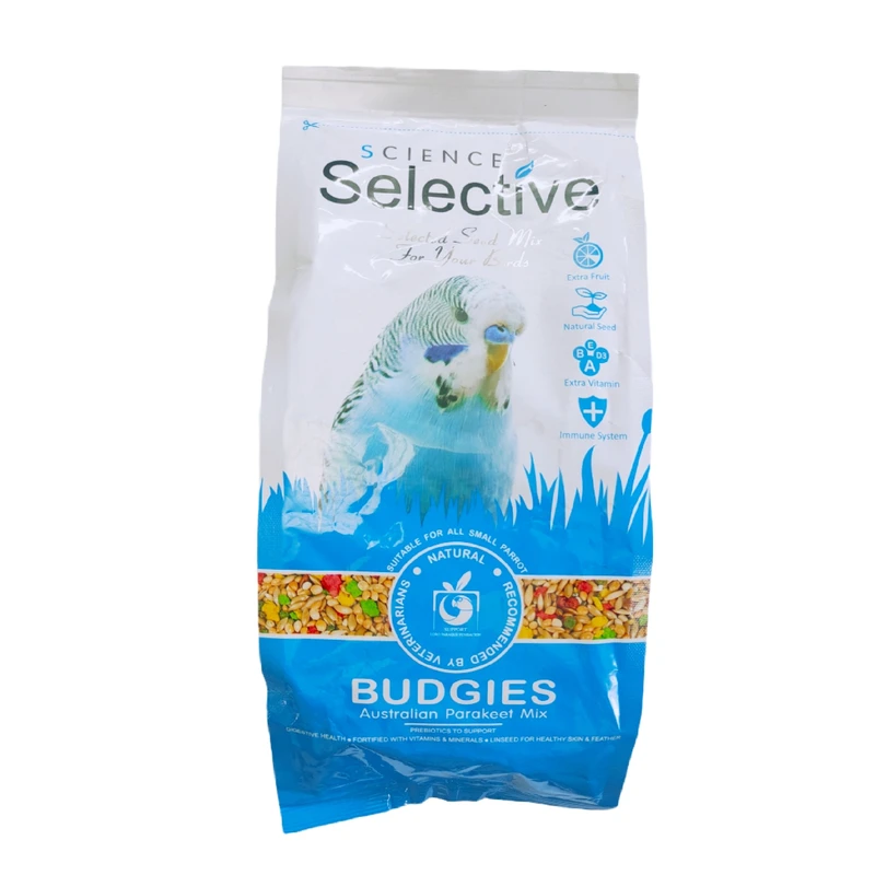 غذای مرغ عشق سلکتیو مدل BUDGIES وزن 1 کیلوگرم