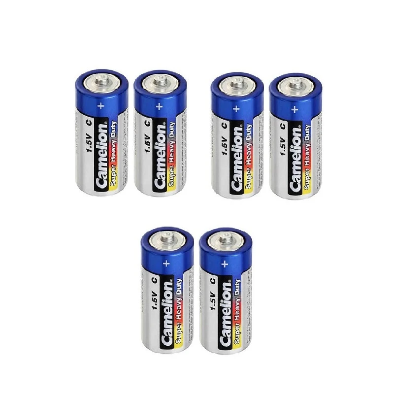 باتری C کملیون مدل Super Heavy Duty مجموعه 6 عددی
