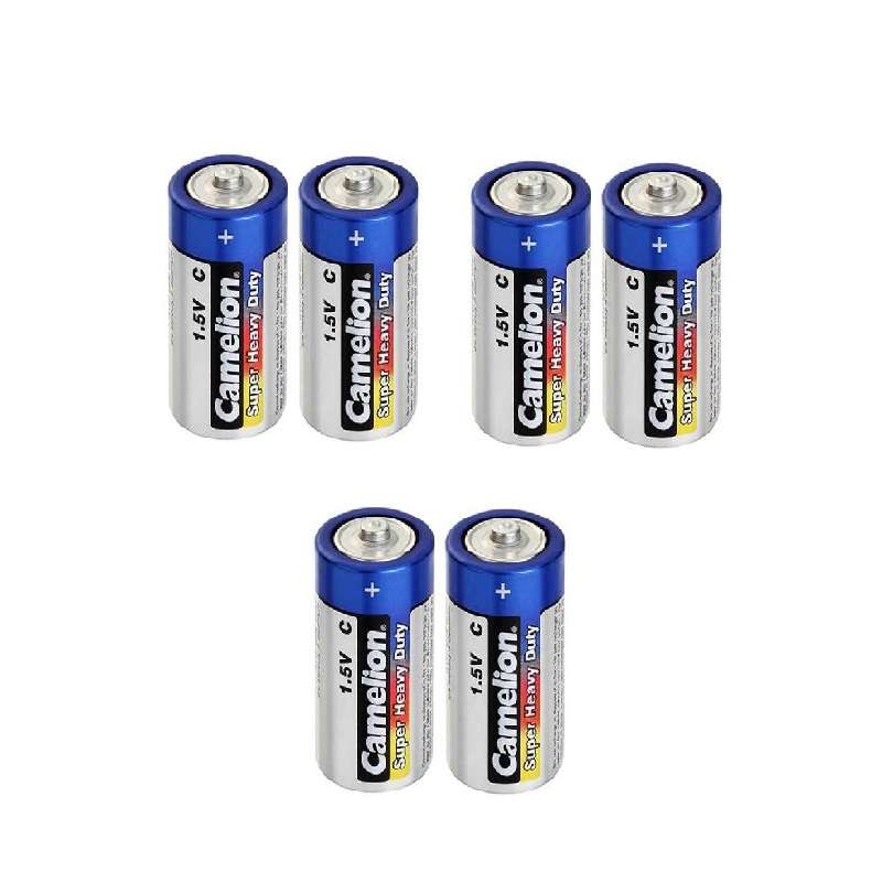 باتری C کملیون مدل Super Heavy Duty مجموعه 6 عددی