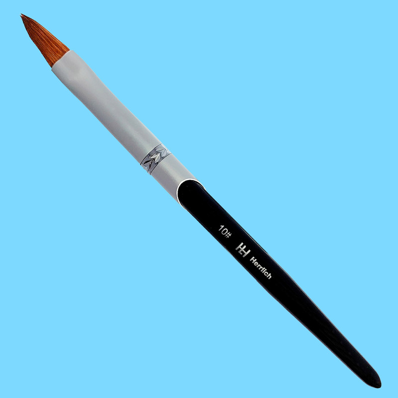 قلم موی کاشت ناخن هرلیچ مدل اشکی شماره 10 قلم موی کاشت ناخن هرلیچ مدل اشکی شماره 10