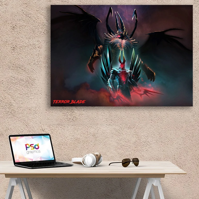 تابلو شاسی گالری استاربوی طرح Terror Blade مدل بازی Dota 2