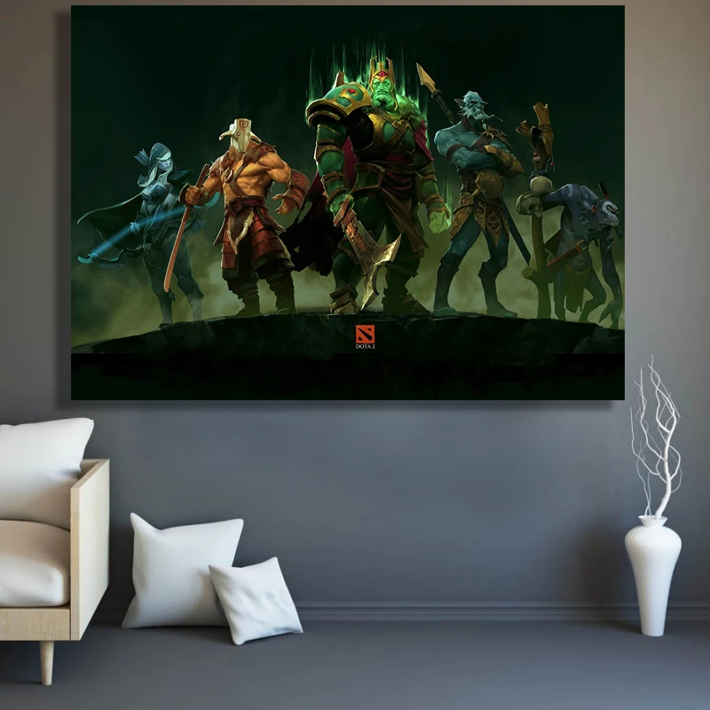 تابلو شاسی گالری استاربوی طرح All Stars 3 مدل بازی Dota 2