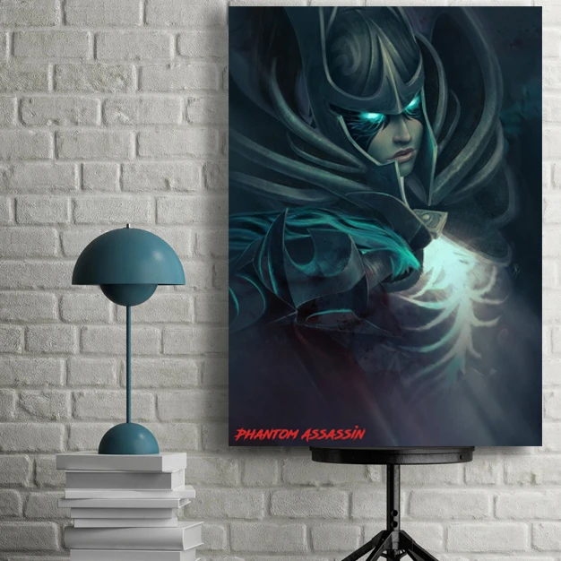 تابلو شاسی گالری استاربوی طرح Phantom Assassin مدل بازی Dota 2