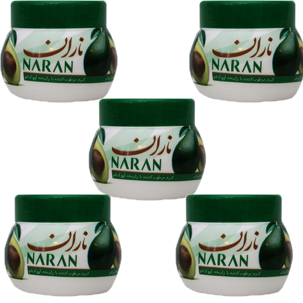 کرم مرطوب کننده ناران مدل آووکادو حجم 140 میلی لیتر مجموعه 5 عددی