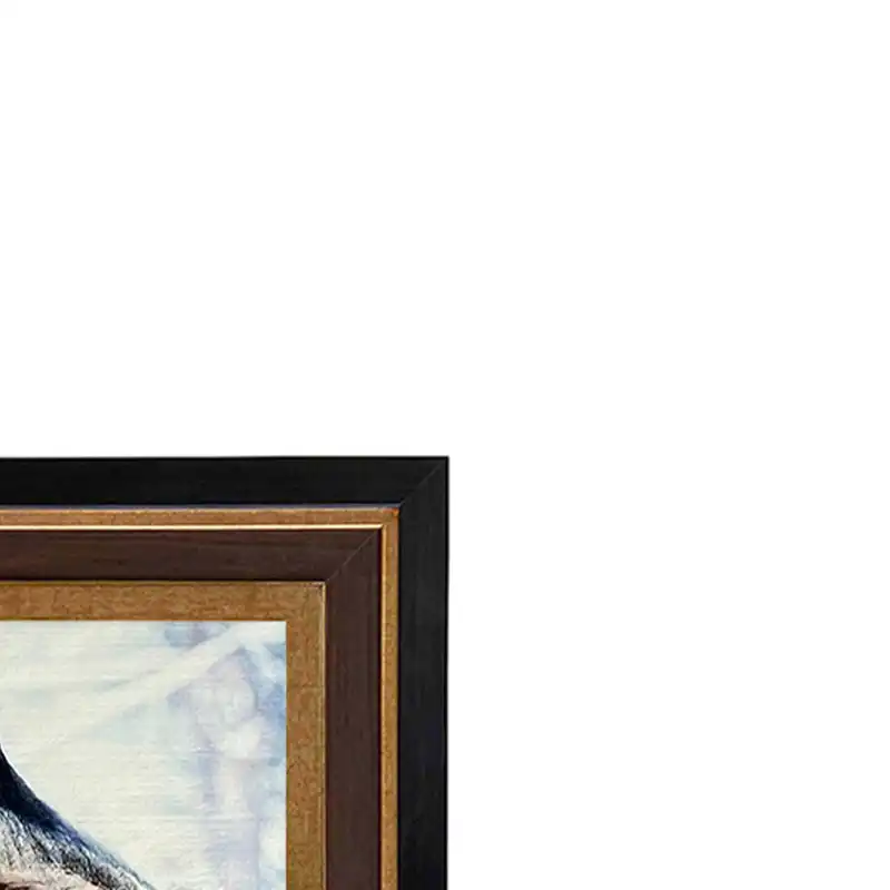 تابلو فرش ماشینی مدل دختر و اسب کد 8735