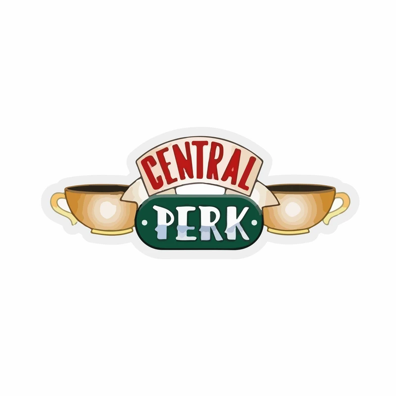 استیکر لپ تاپ مدل Friends - فرندز طرح سنترال پرک  - Central perk کد 011