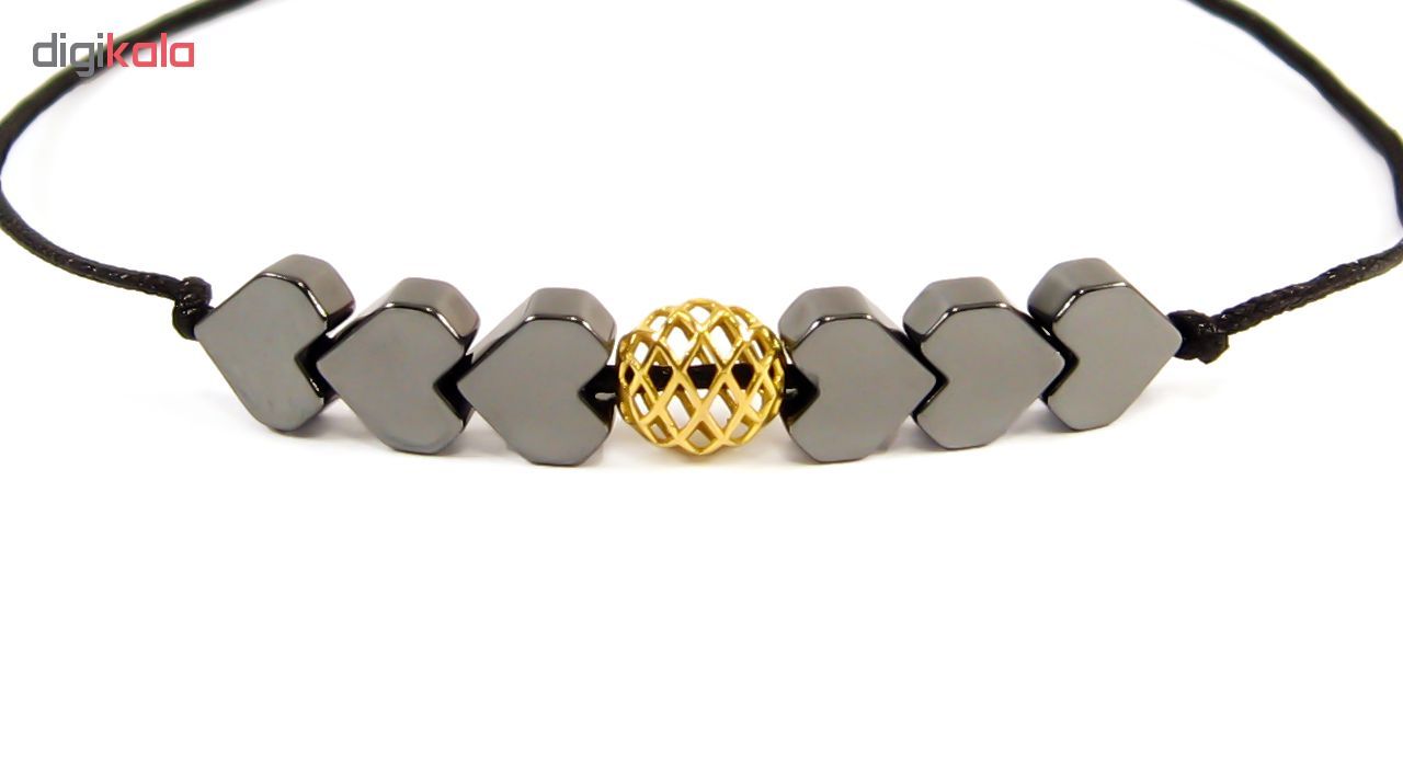 دستبند طلا 18عیار زنانه مانچو مدل bfg056 -  - 3