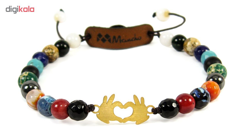 دستبند طلا 18عیار مانچو مدل bfg057 دستبند طلا 18عیار مانچو مدل bfg057