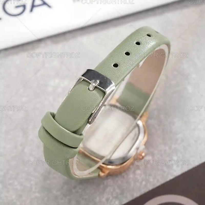 ساعت مچی عقربه ای دخترانه مدل کلاسیک بند چرمی 102 ساعت مچی عقربه ای دخترانه مدل کلاسیک بند چرمی 102