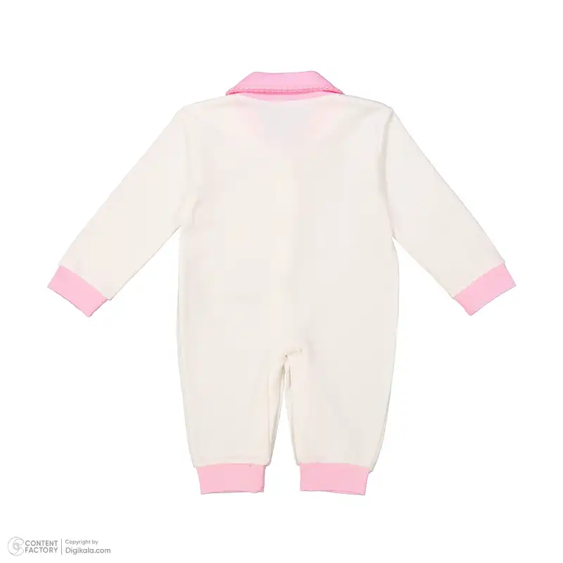ست 3 تکه لباس نوزادی مدل تاج شکوفه
