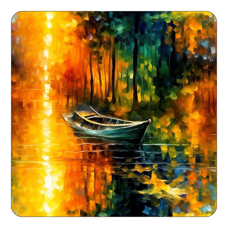 مگنت کاکتی طرح نقاشی رنگ روغن مدل mp70429