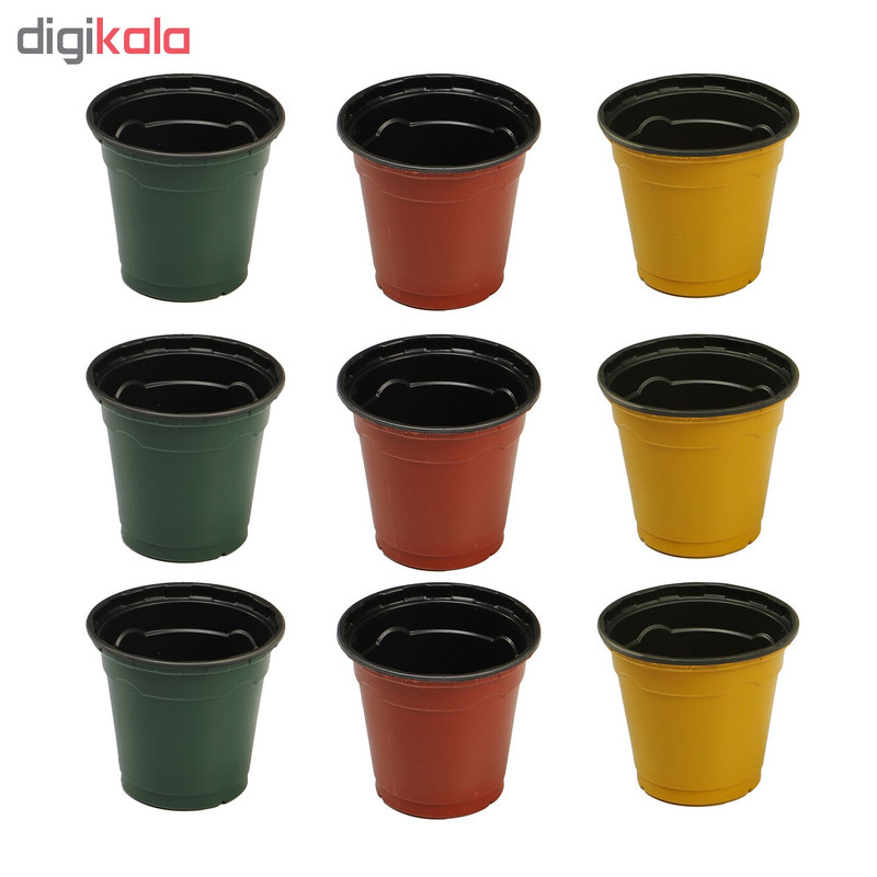 گلدان ژله ای کد 6-20 مجموعه 9عددی
