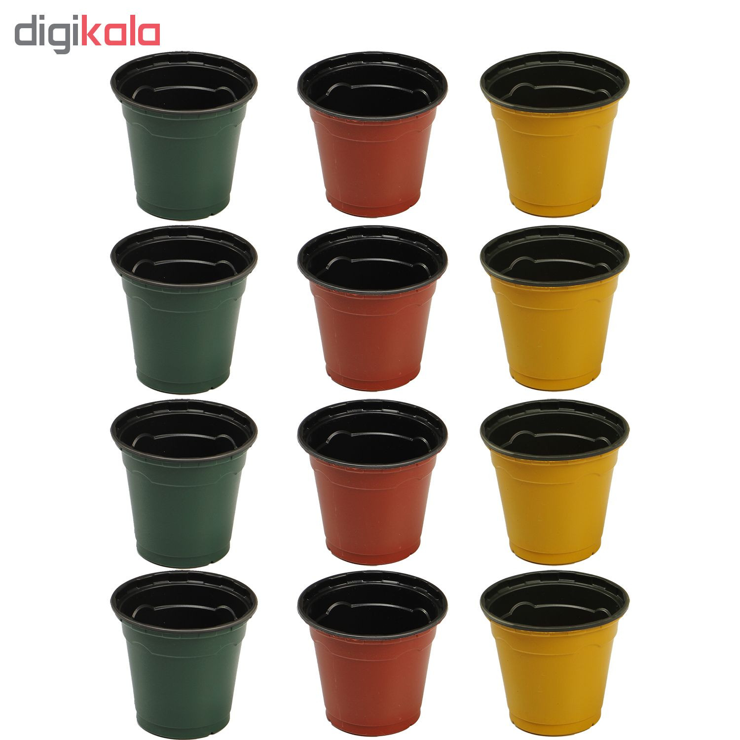 گلدان ژله ای کد 6-20 مجموعه 12 عددی