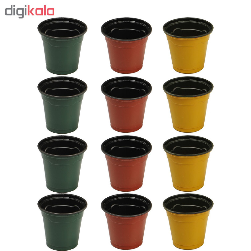 گلدان ژله ای کد 6-20 مجموعه 12 عددی