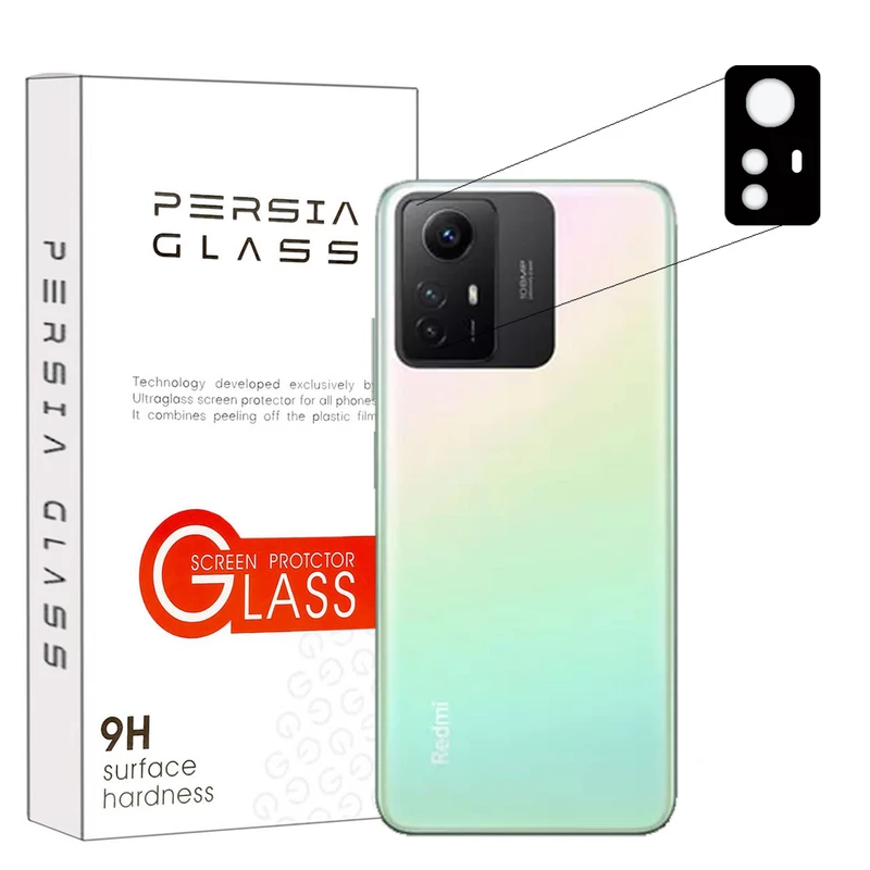 محافظ لنز دوربین  شهر گلس مدل 5DLENSH مناسب برای گوشی موبایل شیائومی Redmi Note 12S