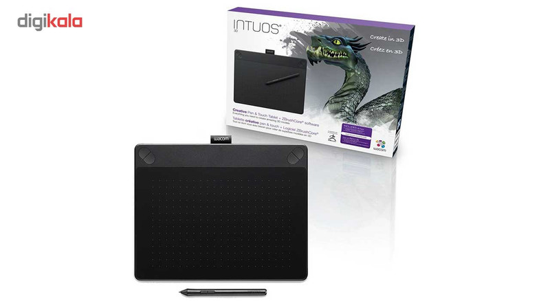 تبلت گرافیکی همراه با قلم دیجیتال وکام سری Intuos 3D مدل CTH-690TK