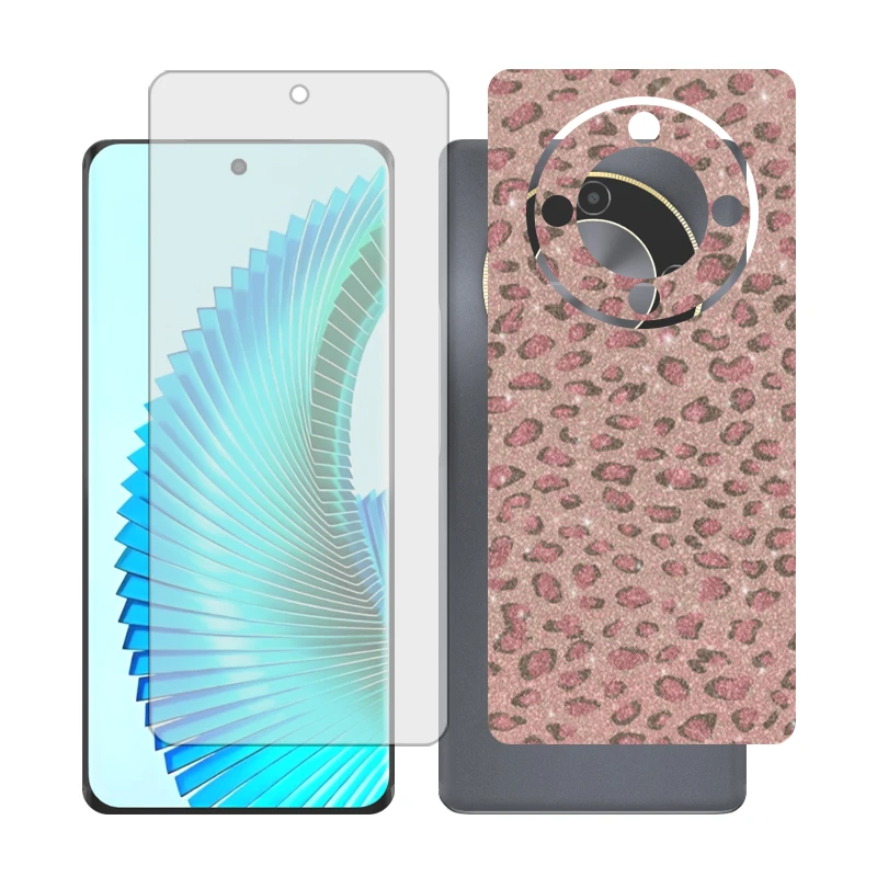 محافظ صفحه نمایش مات گلس مدل Together مناسب برای گوشی موبایل آنر X9b به همراه برچسب پوششی پشت گوشی