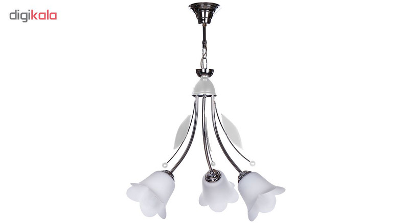 لوستر چشمه نور 3 شعله کد 2540/3WT