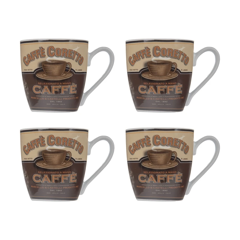 ماگ طرح Coffee بسته 4 عددی