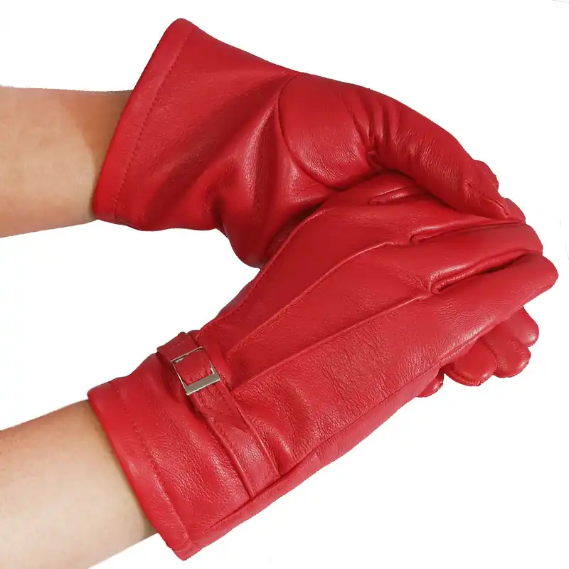 دستکش زنانه مدل چرمی کد mg08