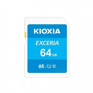 کارت حافظه SDXC کیوکسیا مدلEXCERIA کلاس 10 استانداردUHS-1 سرعت 100mb/s ظرفیت 64 گیگابایت