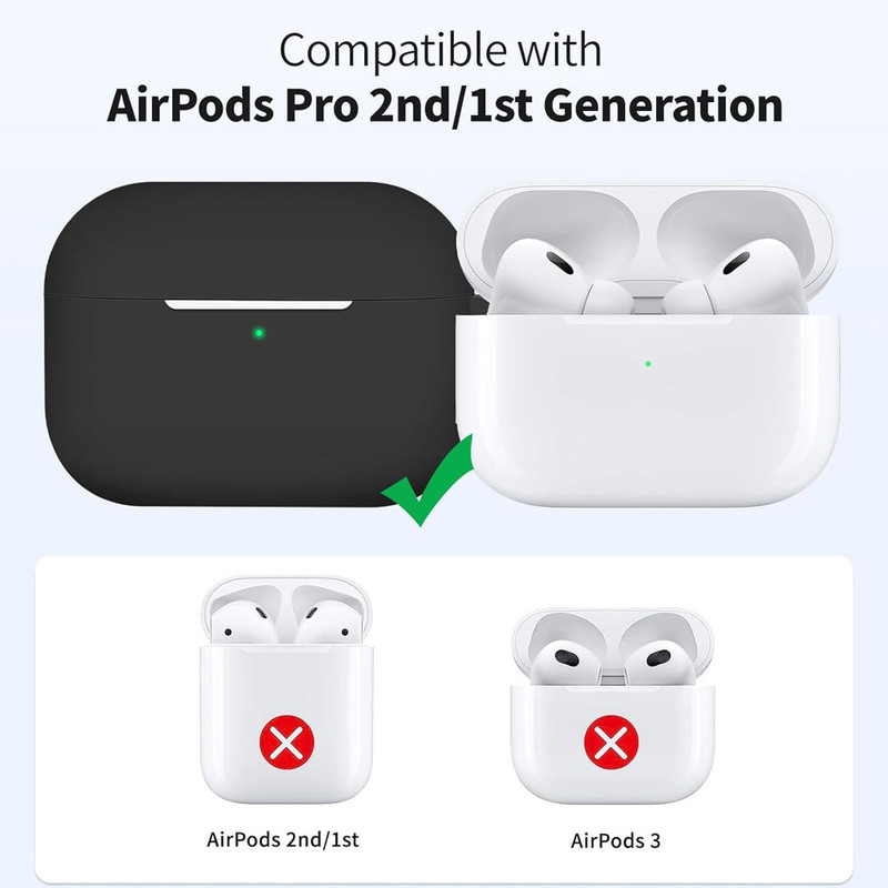 کاور آی ویش مدل silicon type مناسب برای کیس اپل ایرپاد پرو Airpod Pro