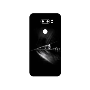 MAHOOT Black Portrait Cover Sticker for LG V30