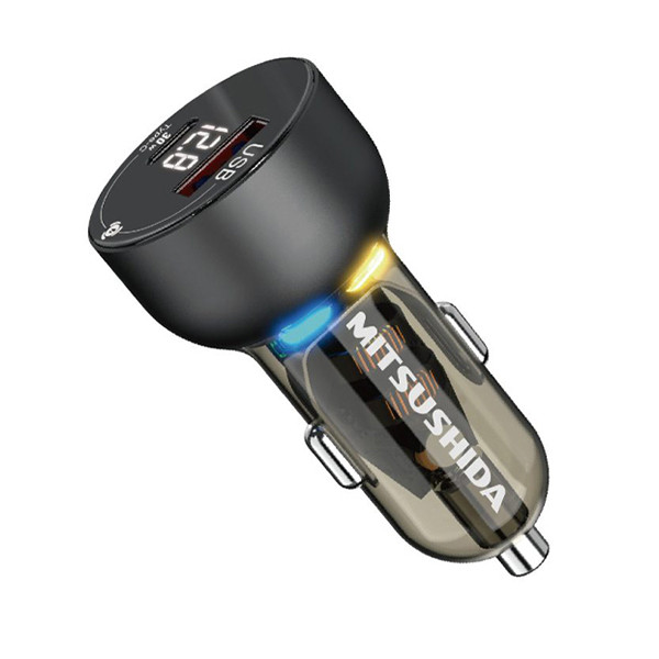 خرید و قیمت شارژر فندکی 48 وات دو پورت میتسوشیدا مدل KC-B2
