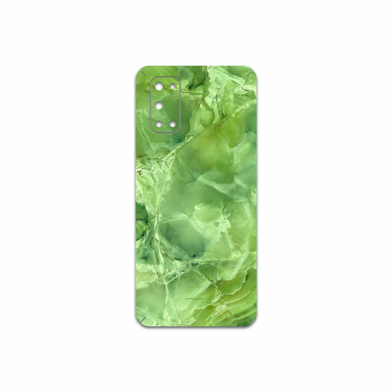برچسب پوششی ماهوت مدل Green-Crystal-Marble مناسب برای گوشی موبایل ریلمی 7 5G