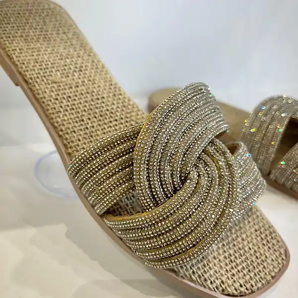 صندل زنانه مدل اسلیپر شاین