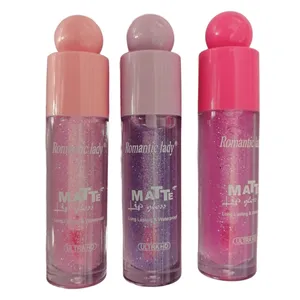 برق لب مایع رومانتیک لیدی مدل میوه ای بسته 3 عددی